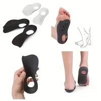 1 Pair Orthotic Insoles For Flat Feet O-Shaped Legs And Plantar Fasciitis - Unisex Arch Support Shoe Inserts 1