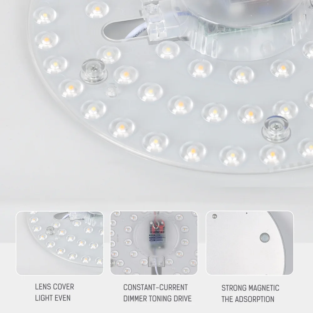 LED Ring PANEL Circle Light SMD 50W 36W 24W 18W 12W  LED Round Ceiling board circular lamp board AC 220V 230V 240V LED light 3