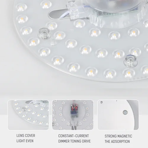 LED 원형 링 패널 천장 보드 조명, SMD LED 원형 조명, AC 220V 230V 240V LED 조명, 50W 36W 24W 18W 12W 3