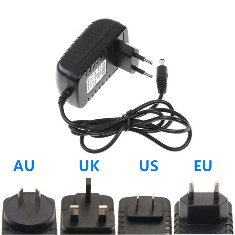 Universal AC to DC Power Supply Adapter - Multi-Voltage Output 5V/12V/24V, 1A-10A Adjustable Charger