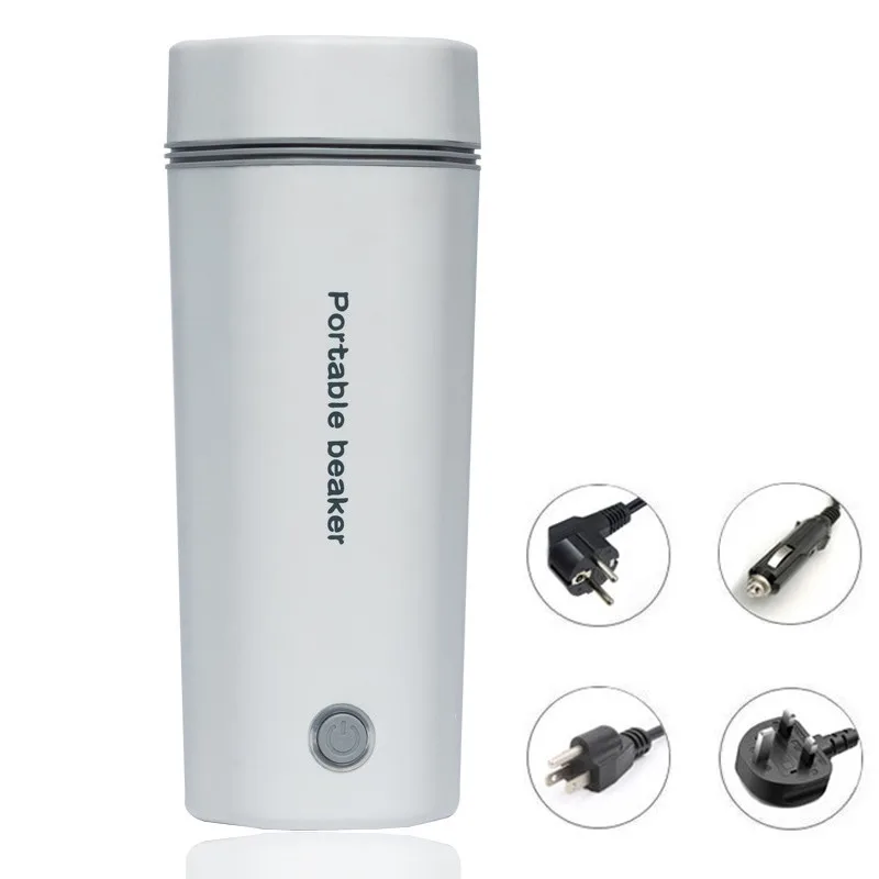 110V/220V  Electric hot water cup Small portable kettle travel heating smart insulation artifact mini boiling up fast