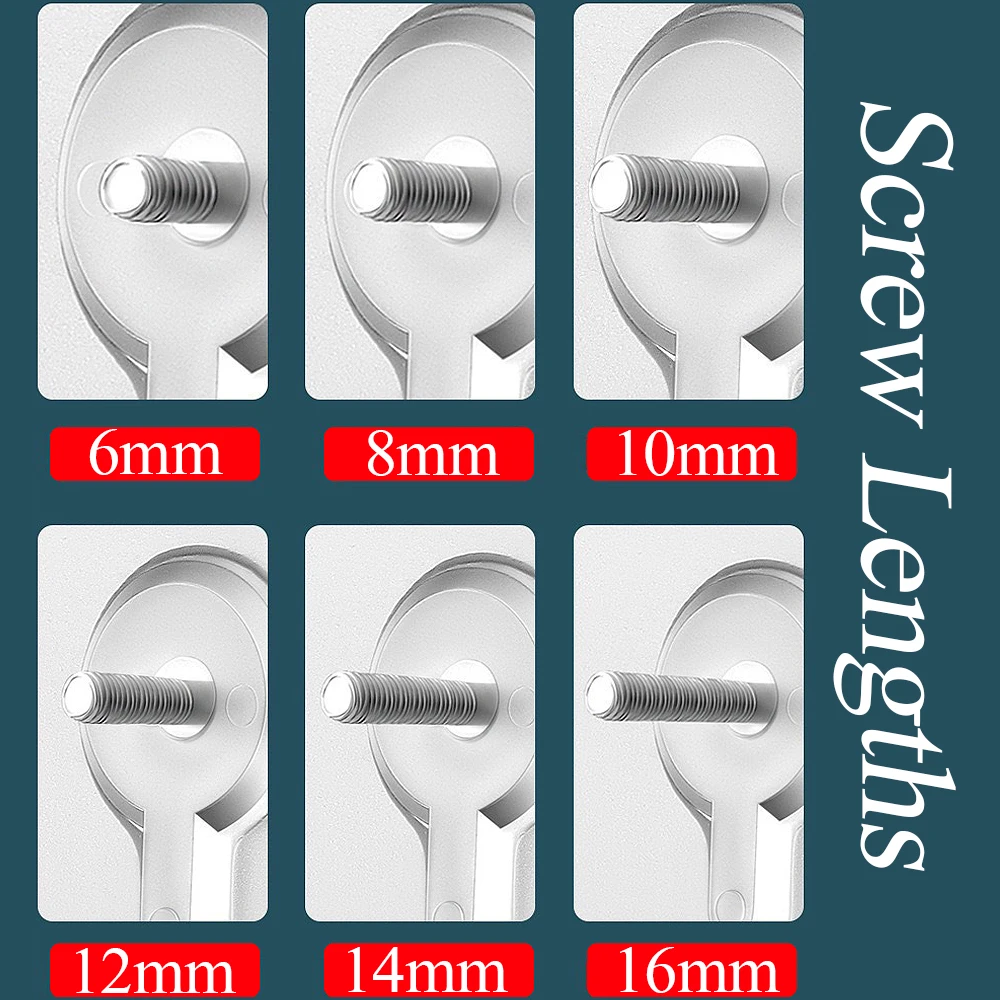 Adhesive Wall Screws Hanging Nails Self Adhesive No Drilling Wall Hook for Photo Frame Wall Picture Posters DIY Decor Supplies 5