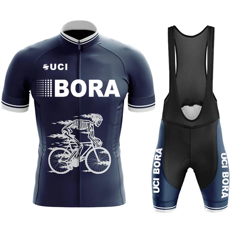 

Cycling 2023 Male Set Men's Pants Gel UCI BORA Jacket Man Bike Outfit Blouse Summer Jersey Tricuta Mtb Clothes Mountain Bib Suit