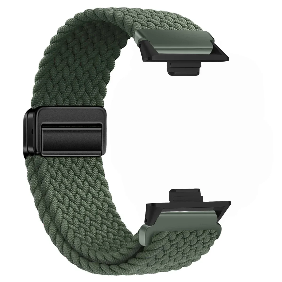 Nylon Braided Magnetic Buckle Strap - Breathable & Comfortable Replaceable Band