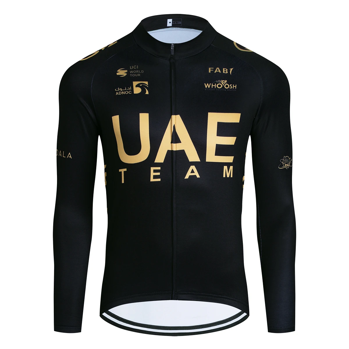 골드 UAE 겨울 사이클링 자켓 남녀 패션 로파 시클리스모 보온 플리스 바이크 마이요 저지