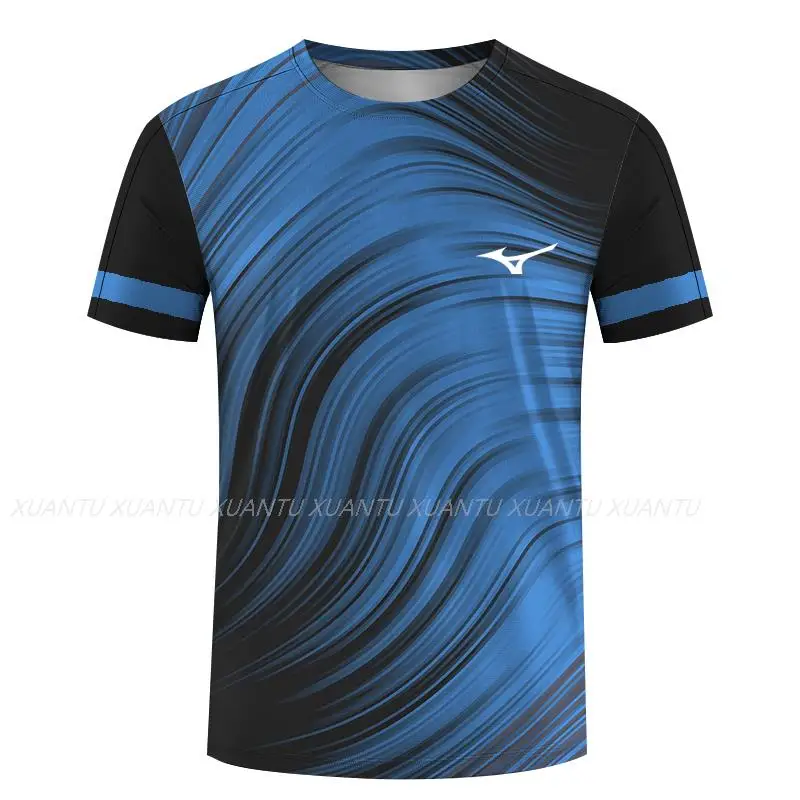

Badminton Tennis Series 3D Harajuku Print New Popular Men's And Women's Sports Comfortable Loose Short Sleeve Round Neck T-shirt