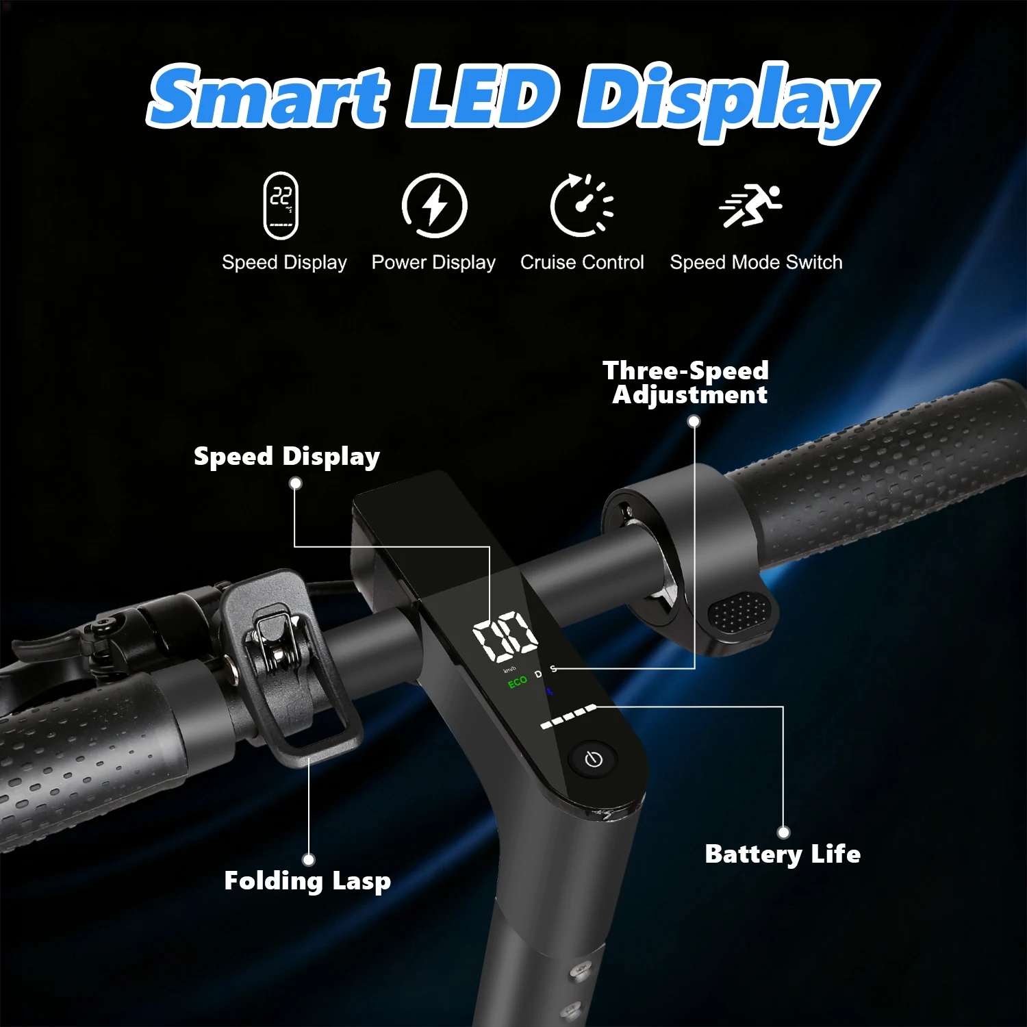 SUNNIGOO N7MAX Scooter elettrico da 10 pollici 500W Motore Dual Assorbimento degli urti Scooter per adulti 35KM/H 12.5Ah 40KM Gamma Scooter - immagine 6