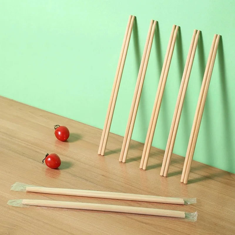 Independent Packaging Disposable Bamboo Chopsticks Food Grade Bamboo Chopsticks Restaurant Healthy Natural