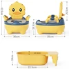 Children's Pot 1-6 Years Old Upgraded Cute Duck Baby Toilet Seat Baby Potty Portable Stool Boys & Girls Safe Trainer Seat WC 5