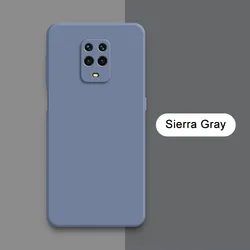 Smooth Square Liquid Silicone Phone Case - Full 360° Protection for Redmi Note9Pro India (Sierra Gray)