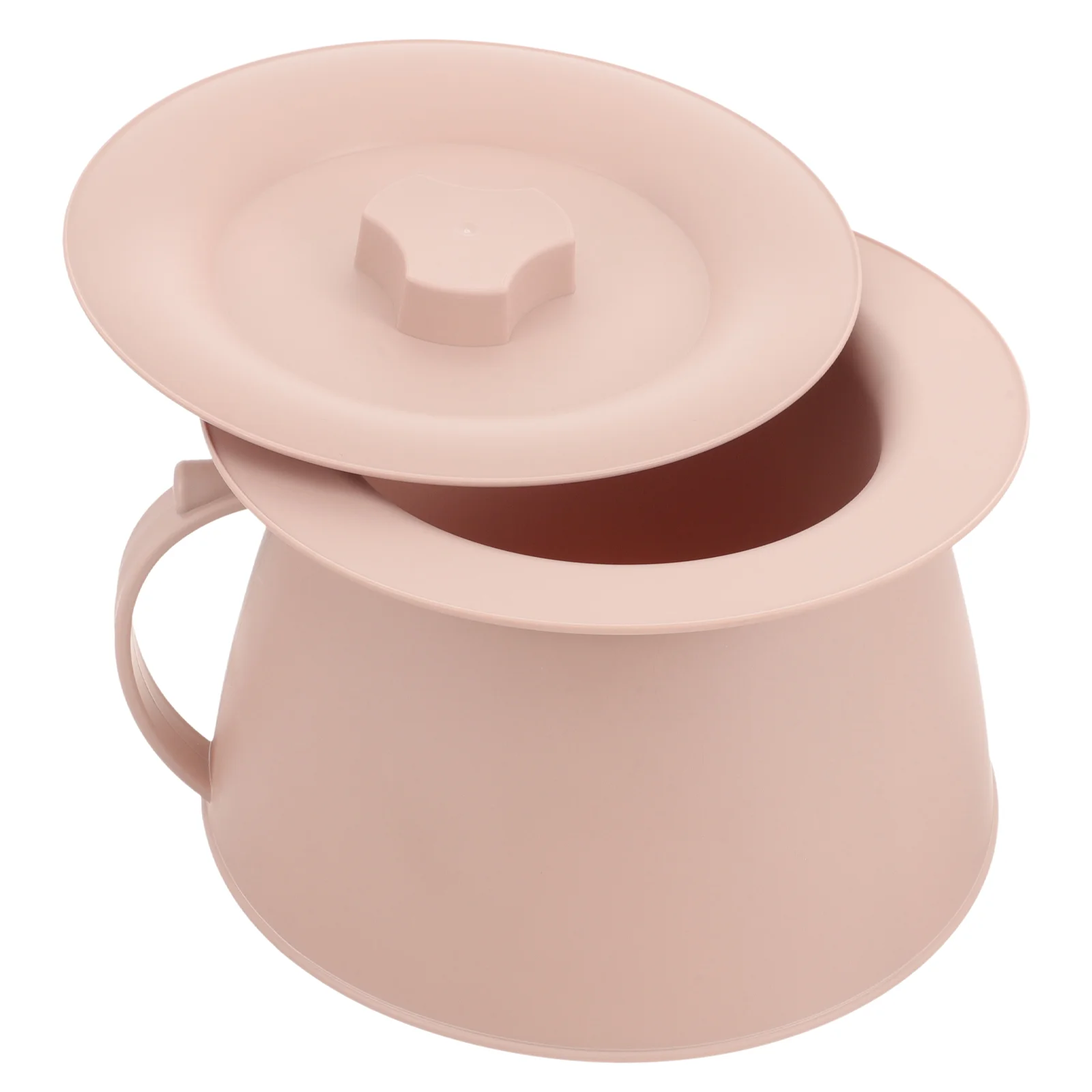 

Plastic Bedpan Bedside Urinal Bottle Handle And Cover Urinal Toilet Night Urine Jug Urine Container Pot Adults Car Travel