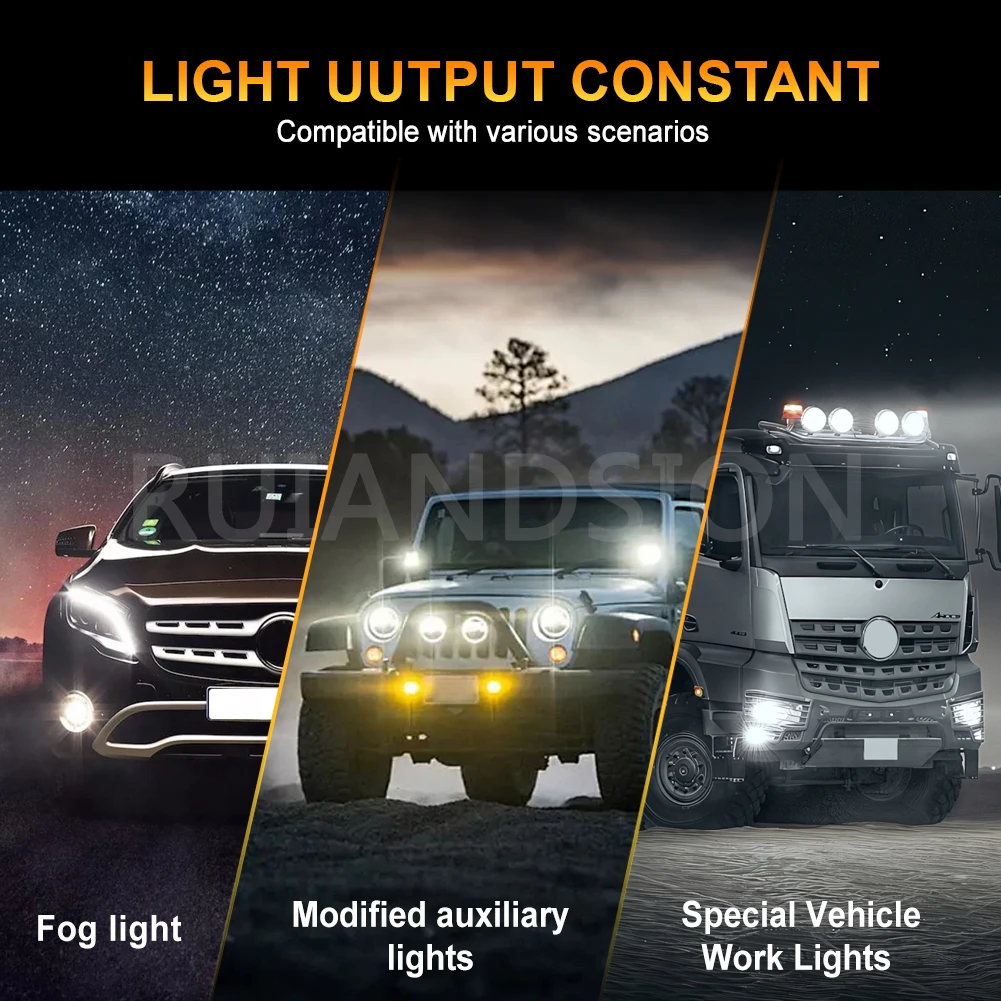 H7 H11 LED 안개등 전구 6000K 쿨 화이트 25W 12V 2500LM 초고휘도 안개등 자동차 트럭 SUV용 교체 전구 플러그 앤 플레이 2개