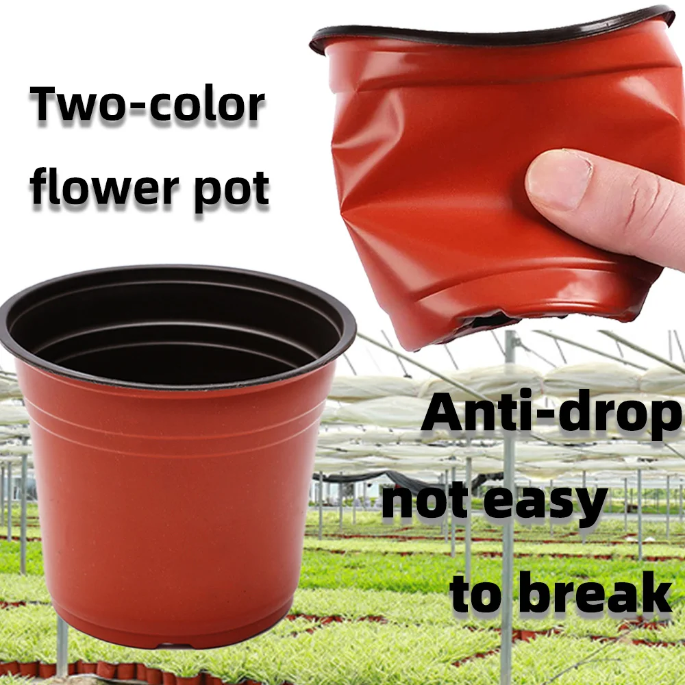 Plant Pot Garden Nursery Seed Starting Flowerpots Lightweight Succulent Seedling Tray Flower Vegetable Container Box 4 Size seed starter tray nursery pots plant propagation pots plastic flowerpot seedling tray hydroponic plant pots