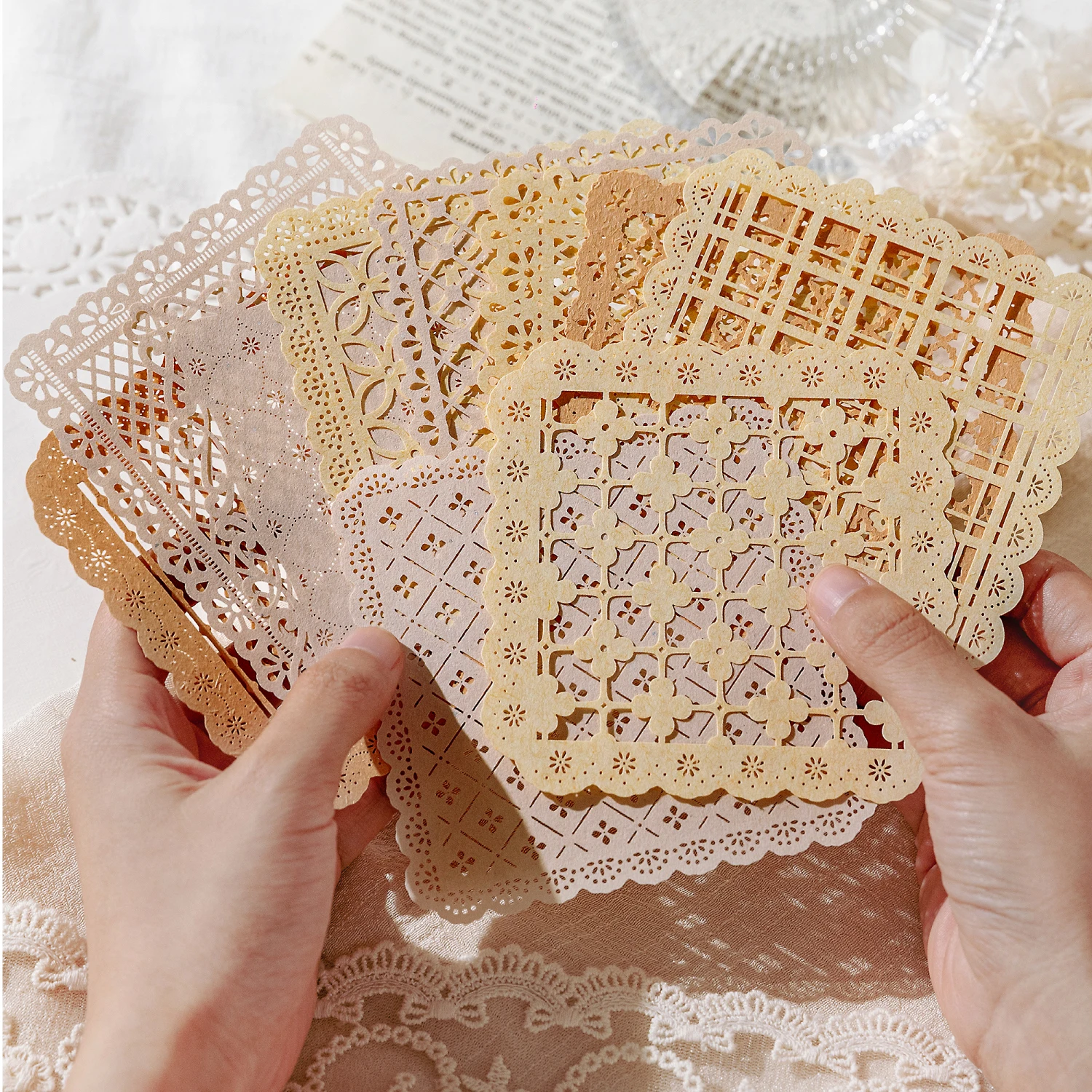 Hollow Lace Scrapbook Paper 3