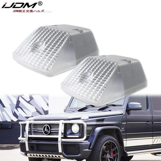 استبدال عدسة إشارة الانعطاف الخلفية ، مصباح الزاوية لمرسيدس بنز G-Class w480 ، W461 ، W463 ، سبرينتر W901 ، W902 ، W903 ، 2X