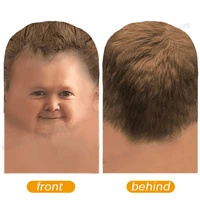 360 °   Забавная маска для лица, двусторонняя Балаклава на все лицо, защита от солнца и ультрафиолета, костюм для косплея на Хэллоуин, вечерние, новогодние подарки — изображение 3