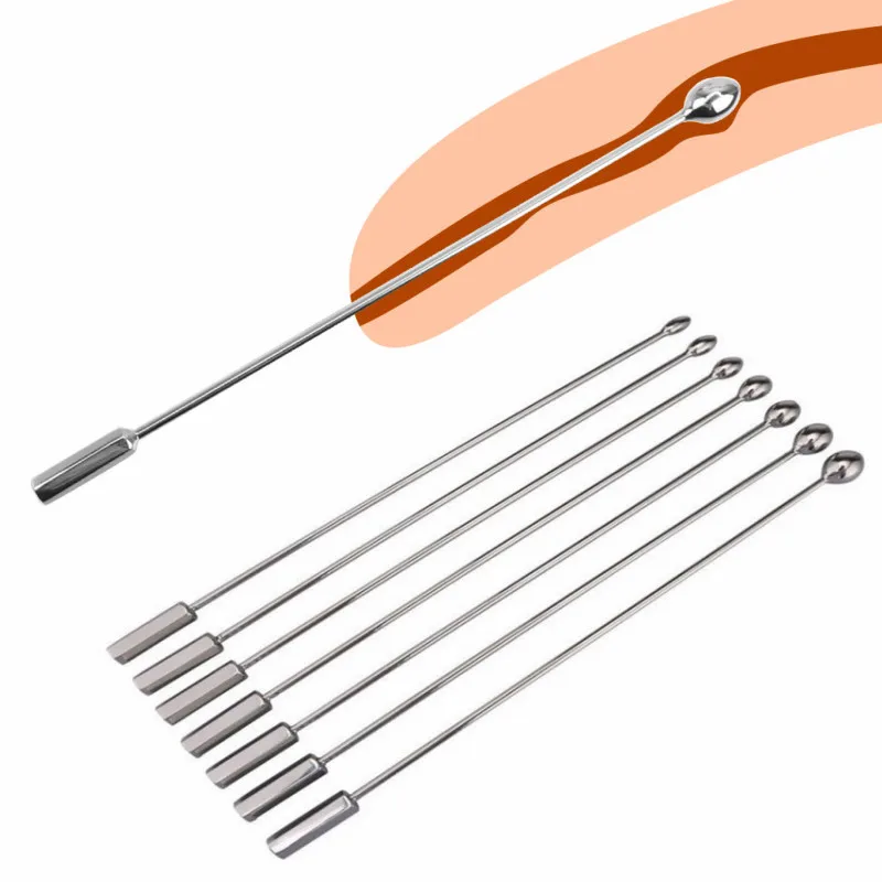 Metal Urethral Catheter Dilator Sounding Penis Plug Stainless Steel Horse Eye Stick Penis Expander Stimulation BDSM Sex Toys