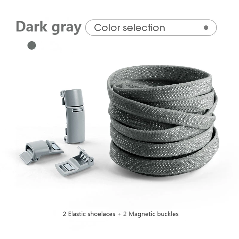 Vibrant Magnetic No-Tie Elastic Shoelaces