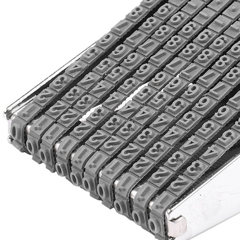 Multipurpose 10 Digit Alphabet Rolling Rubber Stamp English Letter Number Emboss DIY Scrapbooking Roller Stationery