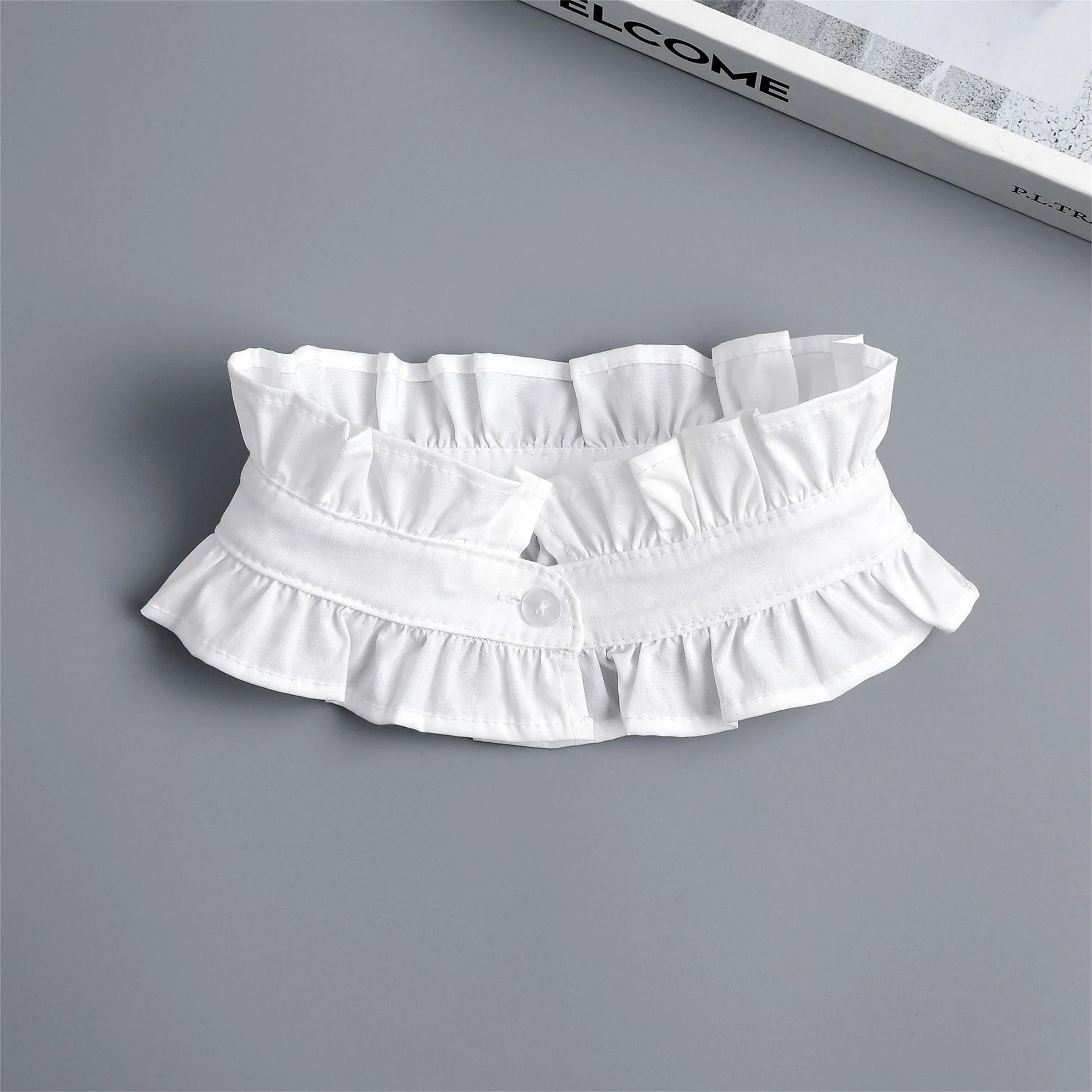 Vintage Lace Ruffled Detachable Collar