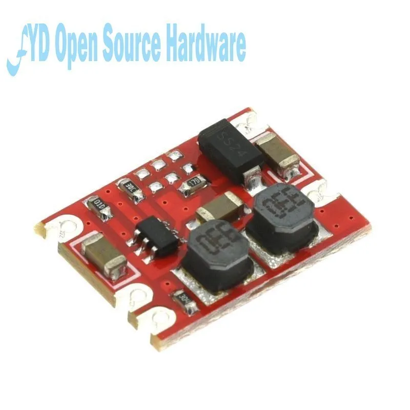 1-20PCS S09 DC-DC Automatic Buck Boost Power Module Step Up Down Board DC DC Input 3-15V Output 3.3V/5V Electronic DIY PCB 3