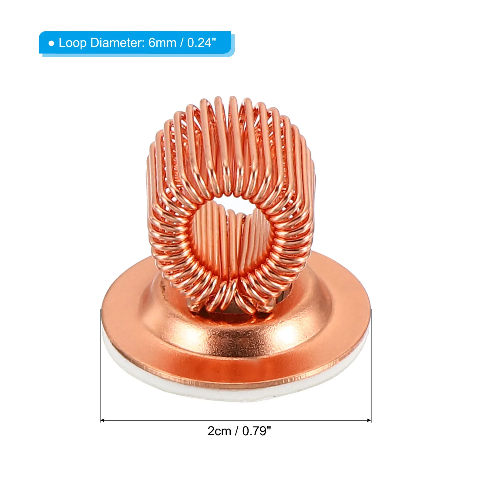 Metal Single Hole Pen Loop Holder Rotatable Self Adhesive Pens Clip Spring Loop Pen Holder Clips 2/3/4Pcs Office Supplies pen holder pen and brush holder pen loop pen clip