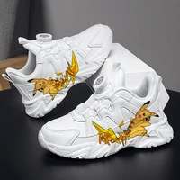 Children's pokemon Sneakers girls boys shoes Casual basketball Kid Running Fashion Sports 7 and 18 year old Shoes Gift