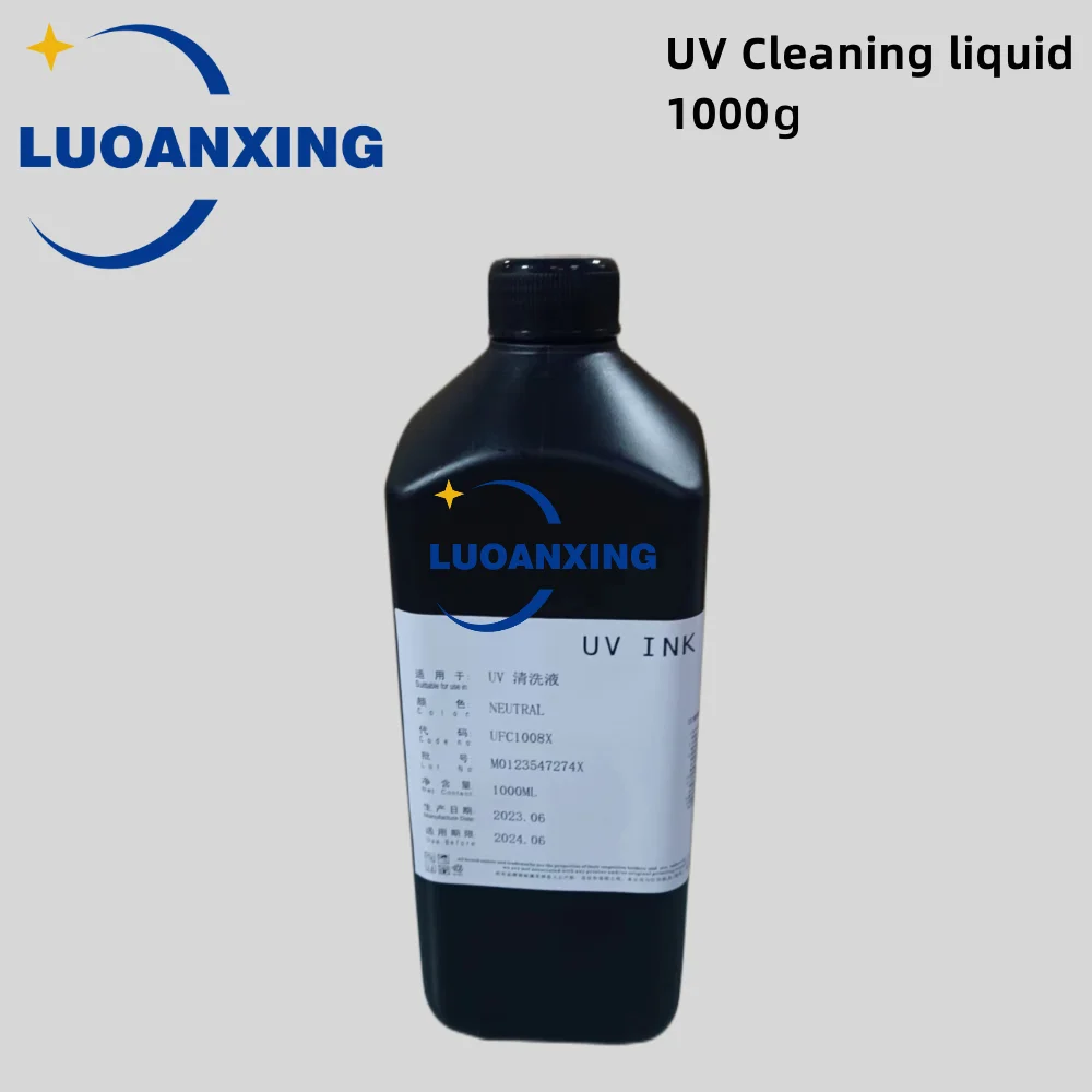 1000ML 500MLUV Cleaning Liquid For Epson Mimaki UV Printer Cleaning Fluid For UV Printhead Solution Ink Cleaner