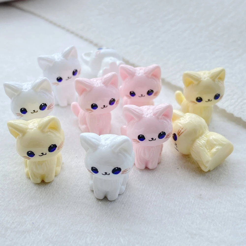 Figurines chat 3d en résine pour loisirs créatifs et décoration_voghion.com