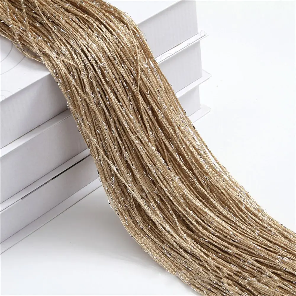 Beaded String Curtain Panels for Doorway or Room Divider - Elegant Fly Screen Net