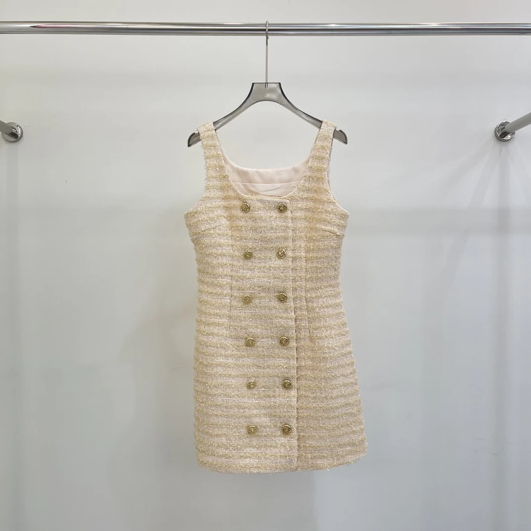 

2023 Spring/Summer Fashion New Women's Clothing Lightweight Sleeveless Dress 0814