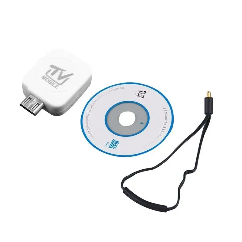 Mini Micro USB DVB-T Digital Mobile TV Tuner Receiver Stick Dongle White for Android Smart TV Phone PC Laptop