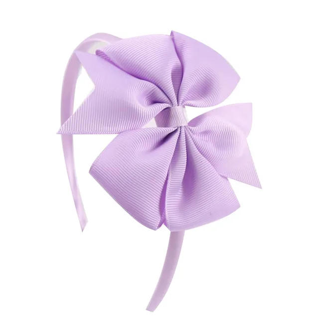 Oaoleer Hair Accessories 4'' Bow Hairband for Girls Handmade Solid Ribbon Headbands with Satin Hoops Kids' Daily Life Headwear 32