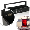 Wooden Tea Bag Storage Box Solid Wood Flip Style Tea Room Coffee Capsule Storage Box Watch Jewelry Compartment Wooden Box 5