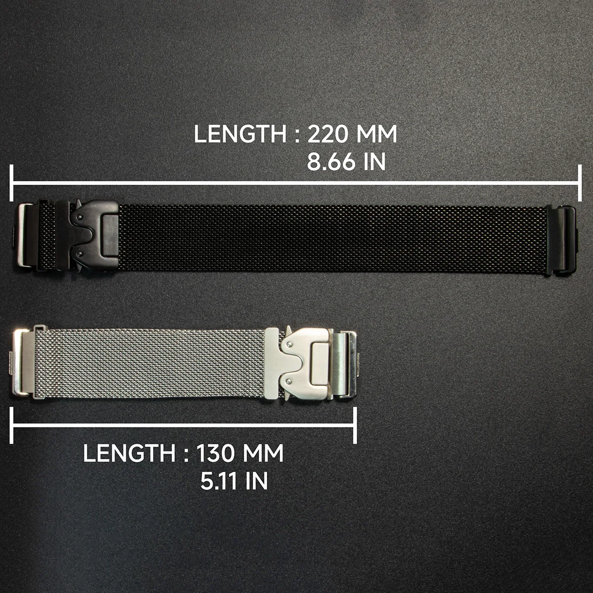 Luxury Milanese Stainless Steel Strap - Elegant Metal Loop Bracelet