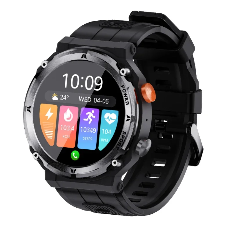 

Smart Watch C21 Pro Men Rugged Outdoor Sport Bluetooth Call Voice Assistant 1.39inch Fitness Tracker Heart Rate Smartwatch