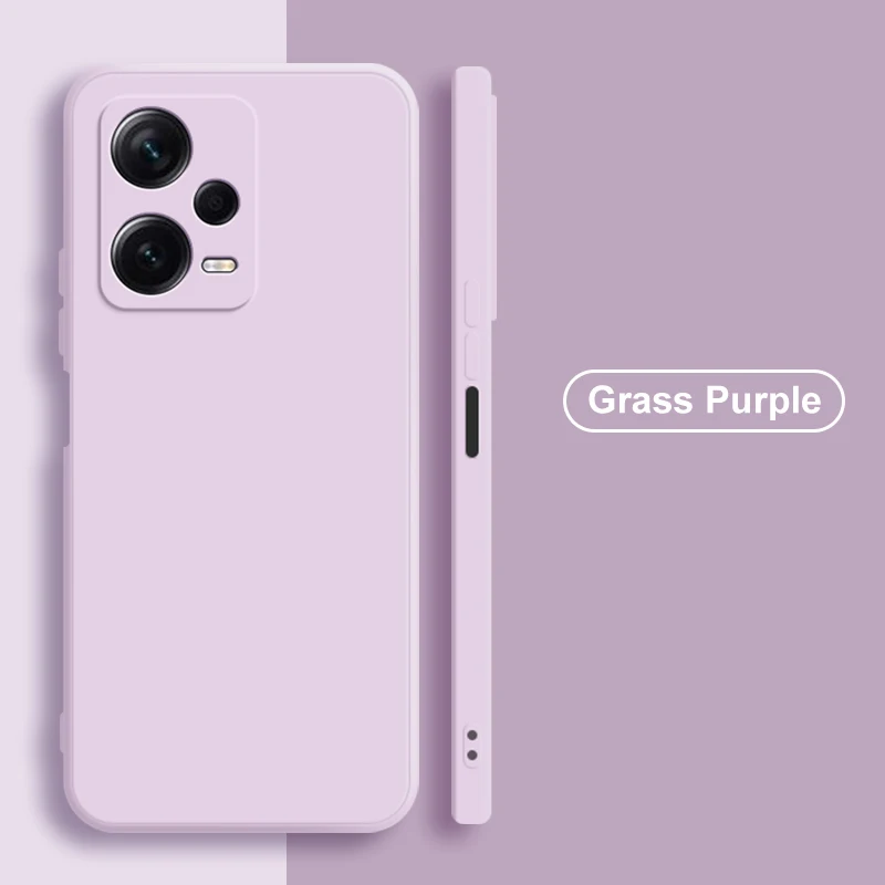 Square Liquid Silicone Phone Case - Enhanced Protection Back Cover