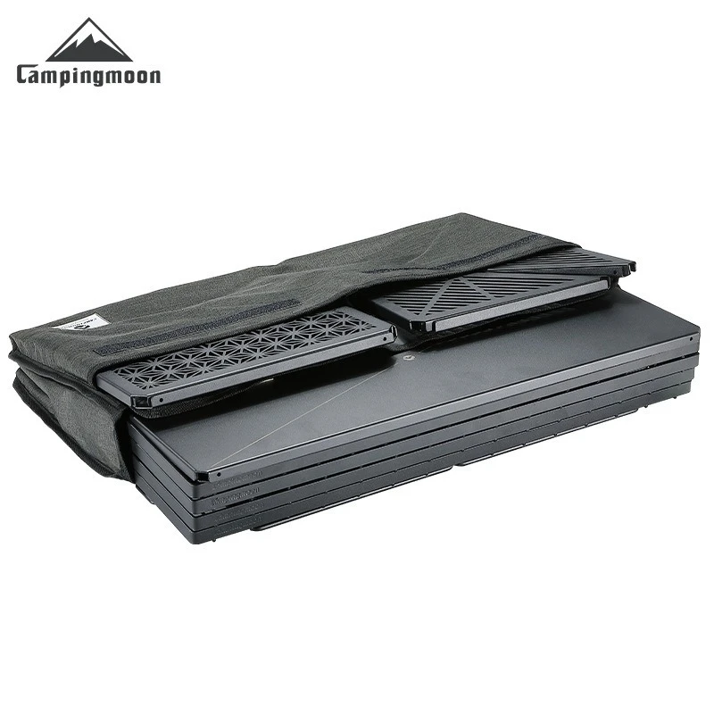 CAMPINGMOON B-229-H 야외 캠핑 보관 가방 옥스포드 천 휴대용 휴대용 필드 랙 접이식 테이블 보관 가방