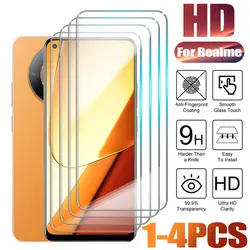 Premium Tempered Glass Screen Protector - 1 to 4 Pack for 1 PCS (For Realme 7i)