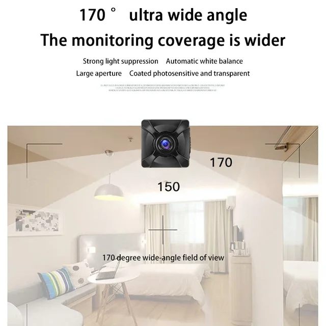 Xiaomi 4K Wireless Mini Camera Motion Detection Monitor WiFi IP/AP Remote Rechargeable Home Surveillance With Long Battery Life 2