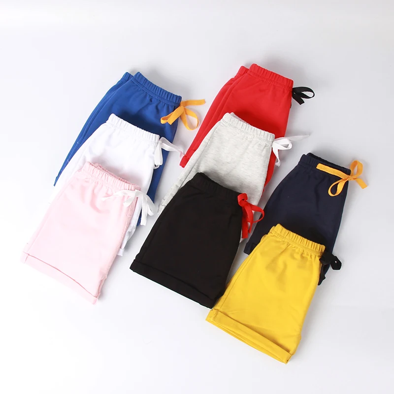 Summer Baby Boys Girls Cotton Pants Toddler Boy Casual Cute Shorts for Baby Solid Color Kids Short Pants Toddler kids shorts kids trousers