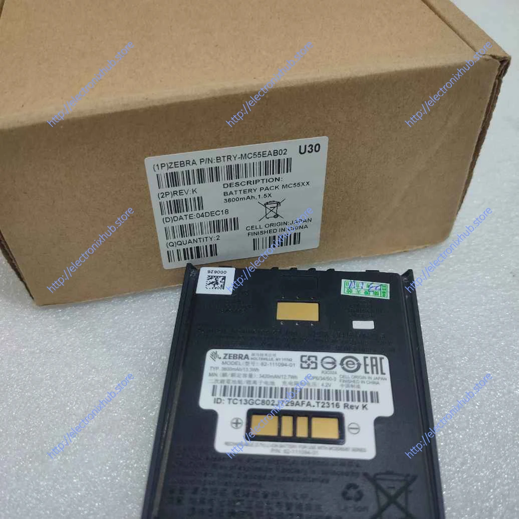 모토로라 심볼 MC55 MC55A MC56 MC65 MC67 MC5590 MC55A0 MC5574 MC659 MC659B 82-111094-01, 3.7V, 3600mAh, 신제품 배터리