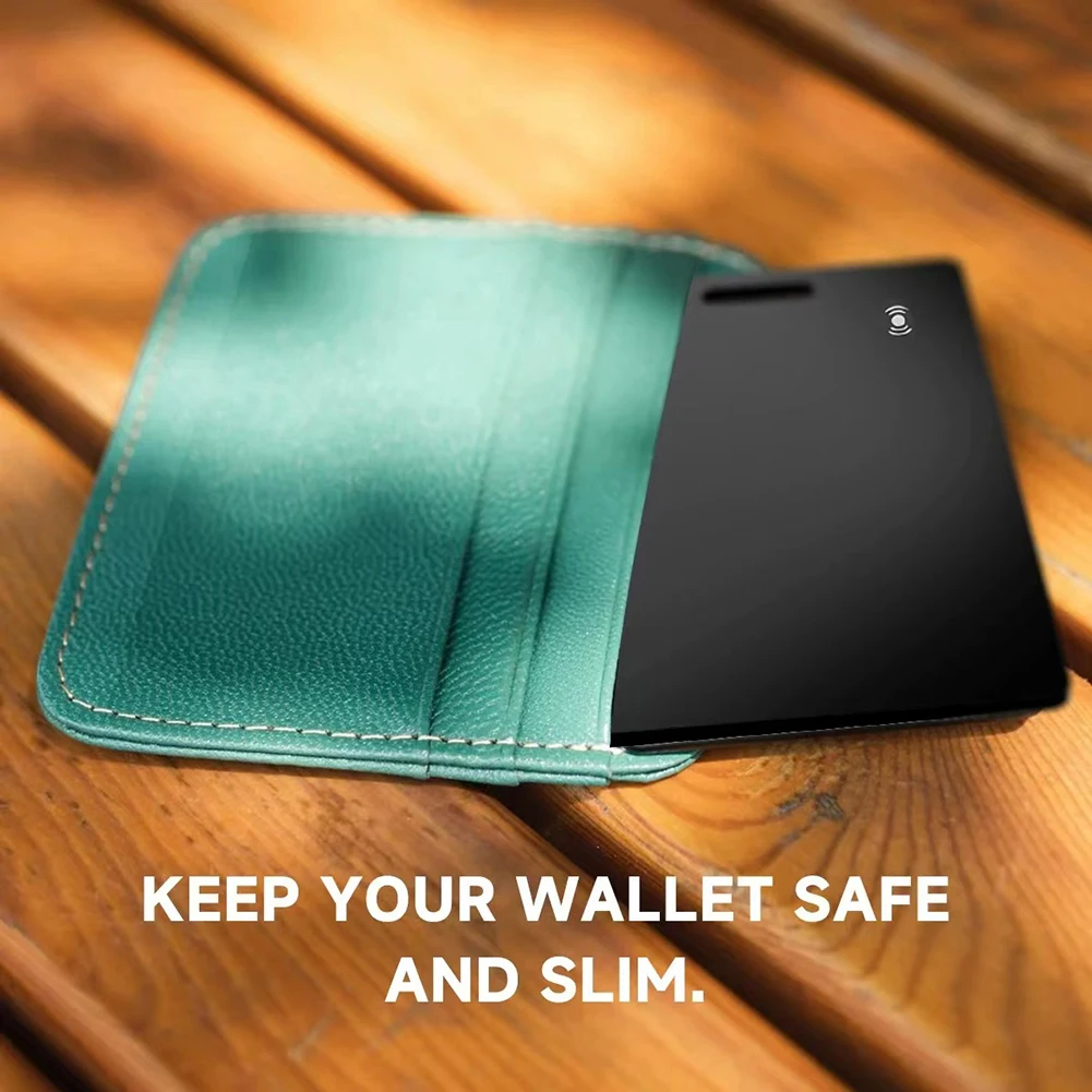 Wallet Tracker Card Apple Find My App IP68 Waterproof GPS Item Finder Item Locator Luggage Tag Purse Passport