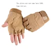 Men Women Outdoor Sport Fitness Half Finger Bicycle Cycling Glove Camouflage Non Slip Palm Mitten S64 6