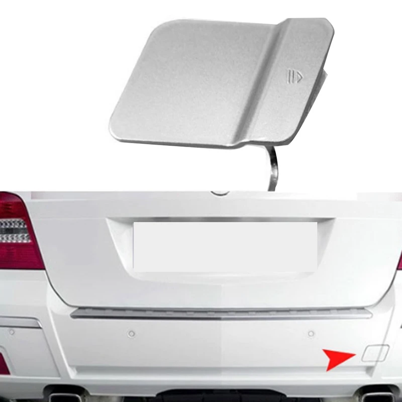 

2048853223 крышка заднего бампера с крючком для буксировки для Mercedes GLK X204 GLK300 GLK350 2008-2012 серебряная