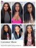 Grade 12A Unprocess Yaki Straight Human Hair Bundles 100% Brazilian Raw Virgin Human Hair Weave 1 3 4 Bundles Beautyforever 6