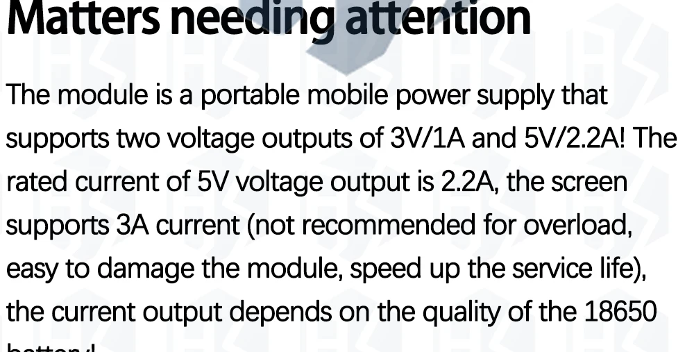 1PCS ~ 4PCS 18650 Lithium-Batterie Schild V8 Mobile Power Expansion Board Modul 5V/3A 3V/1A Micro USB Für Arduino ESP32 ESP8266 – Detail 9