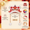 Lion Dance Dog Cat Hat for Winter Warmth, Festive Pet Costume for Chinese New Year Photos Gatos Accesorios Hats for Cats 6