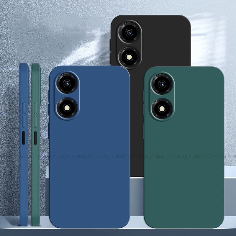 Per Honor X5 Plus Custodia Honor X5 Plus Cover Antiurto Luxury Liquid Silicone Tpu Custodia Protettiva Per Telefono Per Honor X5 Plus