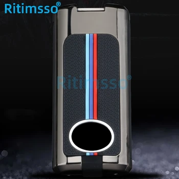 Cassa completa della copertura chiave a distanza dell'automobile in lega di zinco per GAC Trumpchi GS7 GS8 GM8 GS5 GA6 GM6 2012-2020 portachiavi portachiavi - Cassa completa della copertura chiave a distanza dell automobile in lega di zinco per GAC